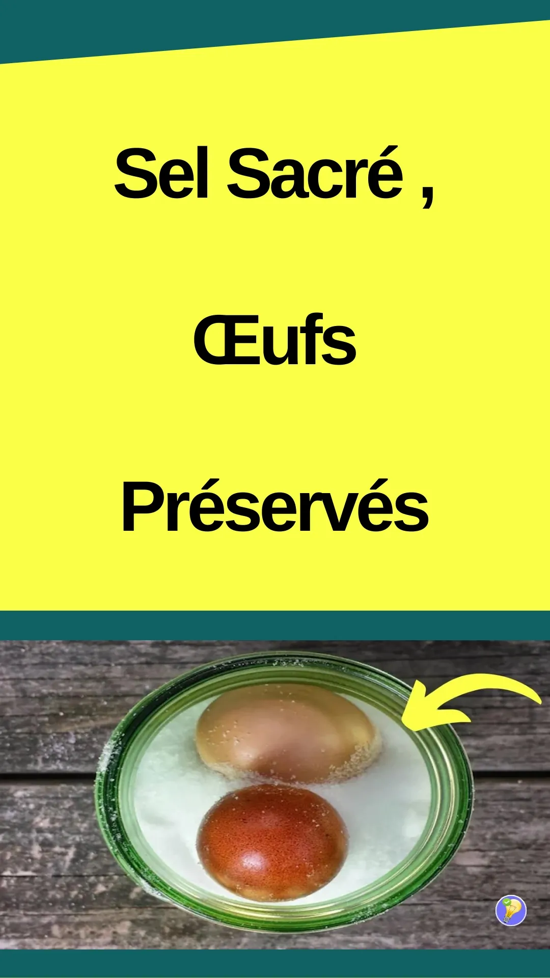 Astuce pour conserver les œufs avec le sel 