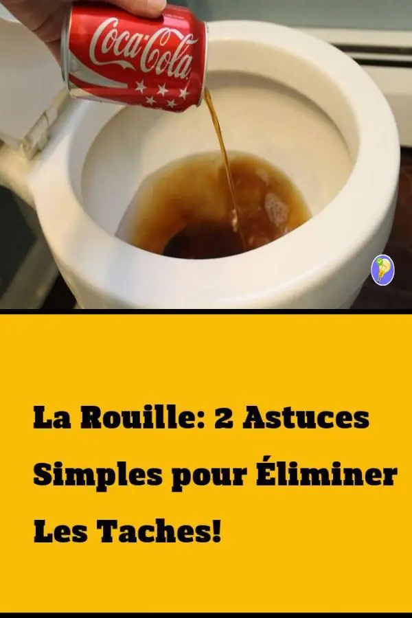 Enlever les taches de rouille  