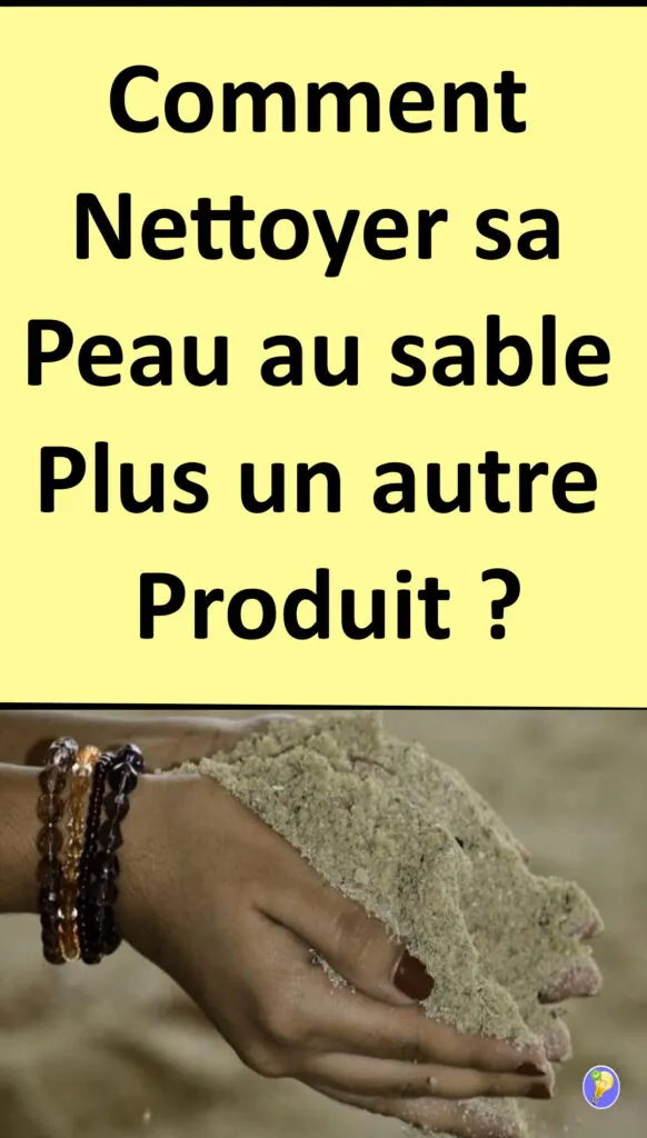 Gommage nettoyant à base de 2 substances 