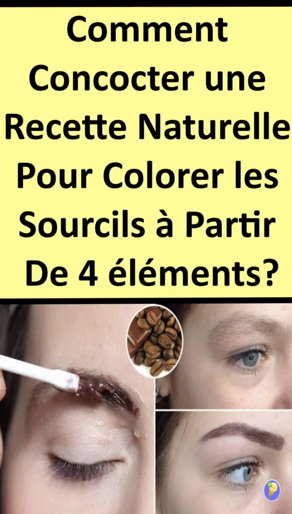 La préparation d'une teinture pour sourcils basée sur 4 produits écologiques 