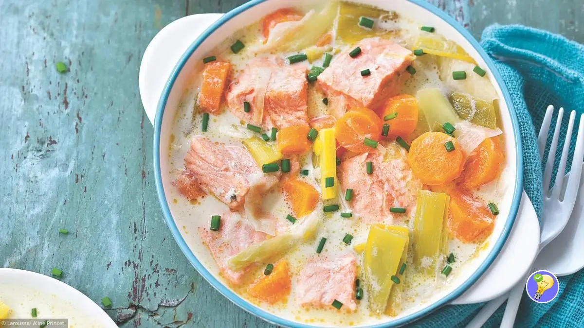Blanquette De Saumon Avec Poireaux Et Carottes www.astuces-fiables.com
